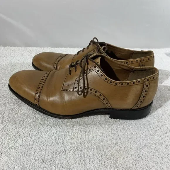 Moral Code Newton Cap Toe Oak Derby Dress Shoe Men’s 11 Oxfords - Picture 2 of 9